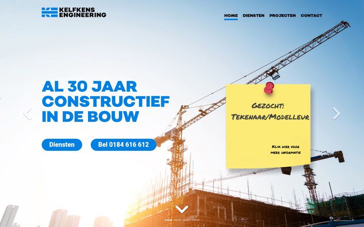 Screenshot of kelfkensbv.nl