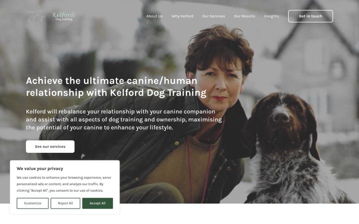 Screenshot of kelford.co.uk
