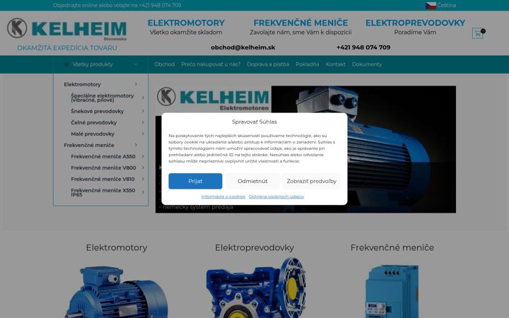 Screenshot of kelheim.sk