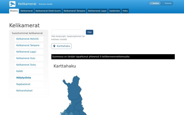 Screenshot of kelikamerat.info