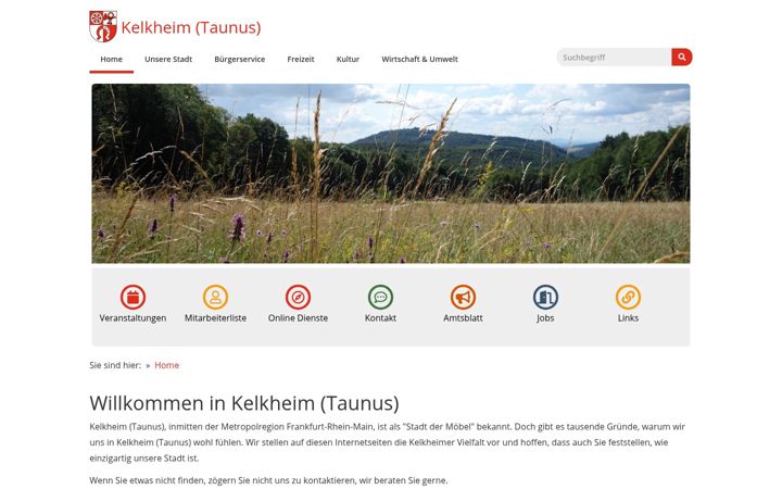 Screenshot of kelkheim.de