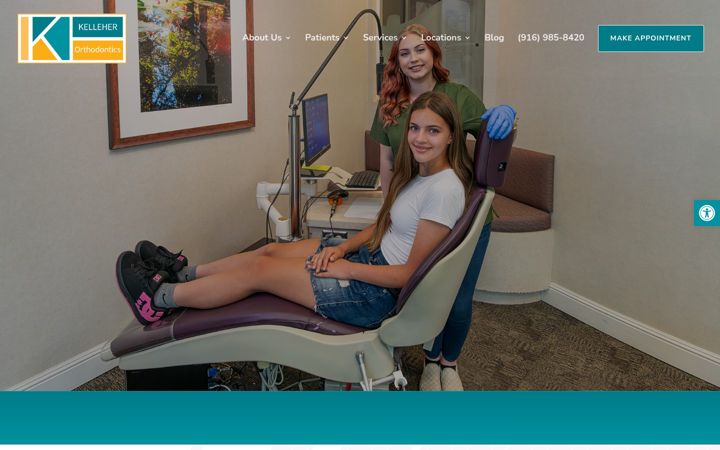 Screenshot of kelleherortho.com