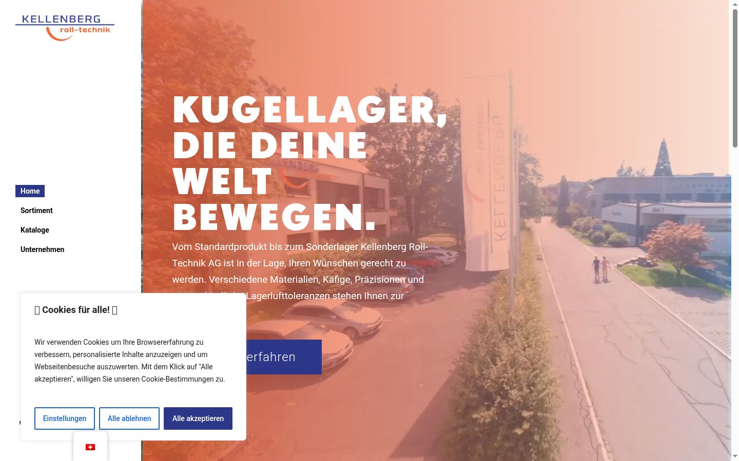 Screenshot van de toestemmingsbanner zoals getoond vóór enige interactie