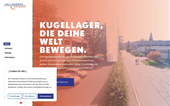 Screenshot of kellenberg.ch