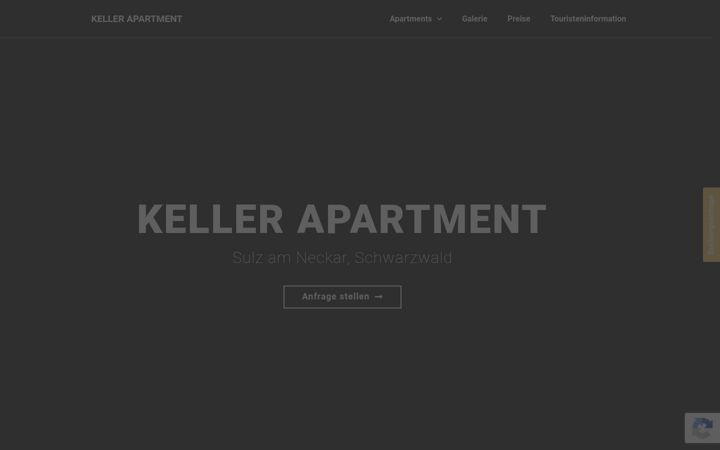 Screenshot of keller-apartment.de