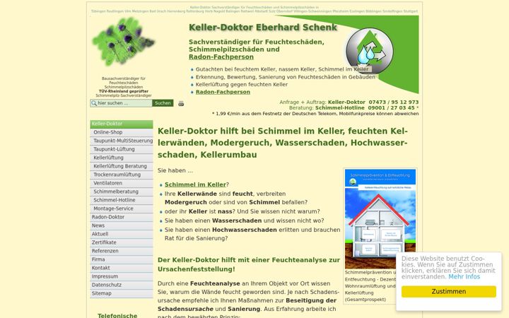 Screenshot of keller-doktor.at