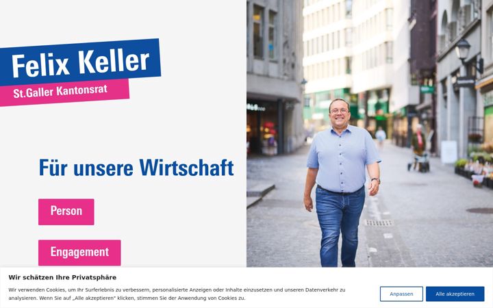 Screenshot of keller-felix.ch