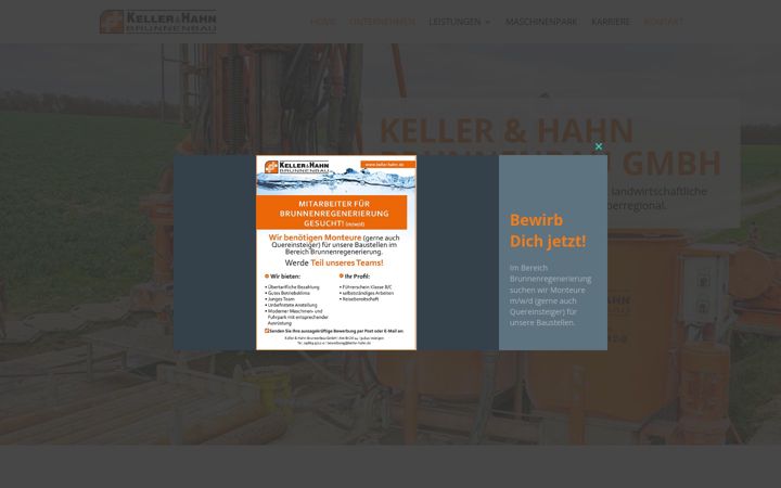 Screenshot of keller-hahn.de