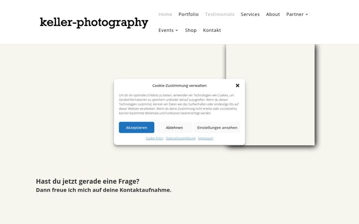 Screenshot of keller-photography.com