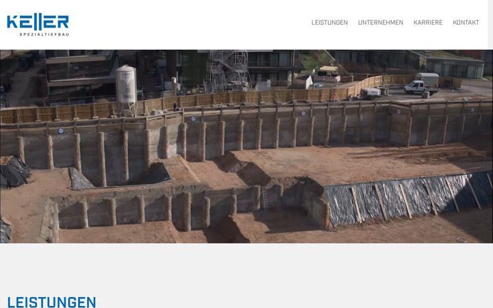Screenshot of keller-spezialtiefbau.de