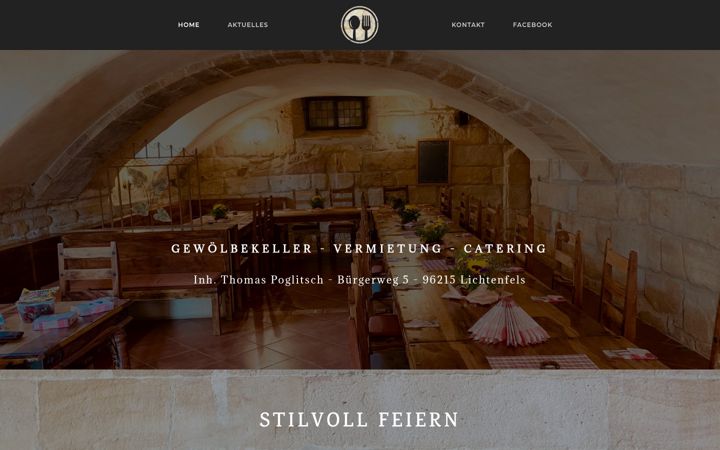 Screenshot of kellerei-lichtenfels.de