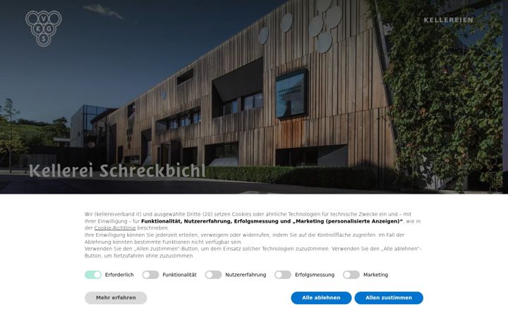 Screenshot of kellereiverband.it