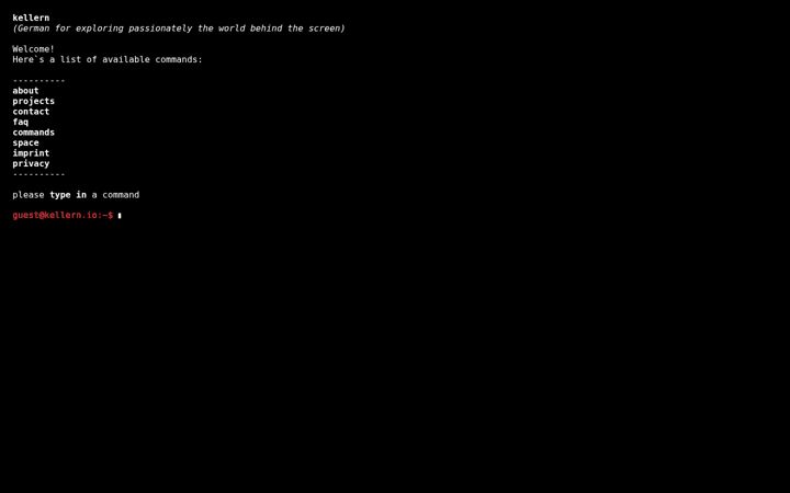 Screenshot of kellern.io