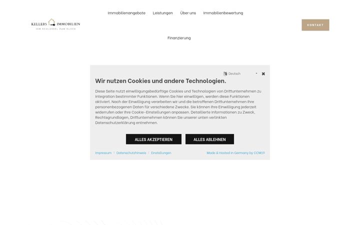 Screenshot of kellers-immobilien.de