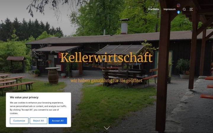 Screenshot of kellerwirtschaft.com