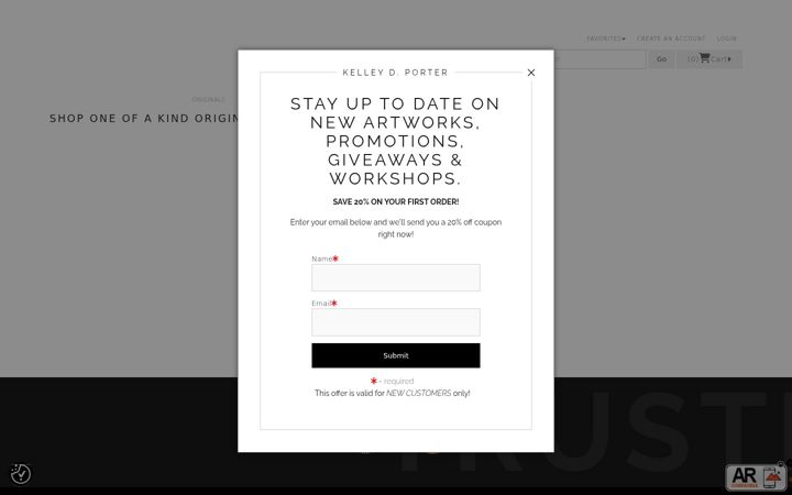 Screenshot of kelleydporter.com