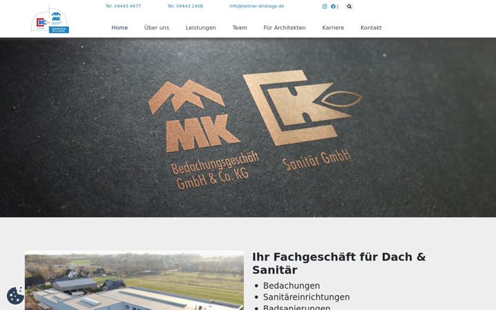 Screenshot of kellner-dinklage.de