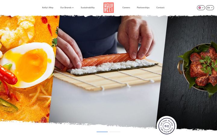 Screenshot of kellydeli.com