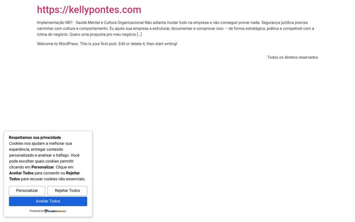 Screenshot of kellypontes.com
