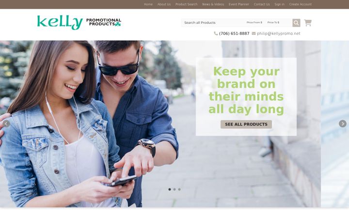 Screenshot of kellypromo.net