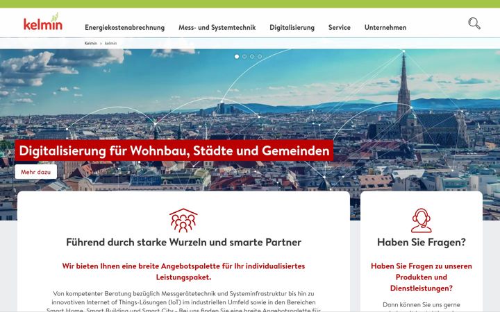 Screenshot of kelmin.at