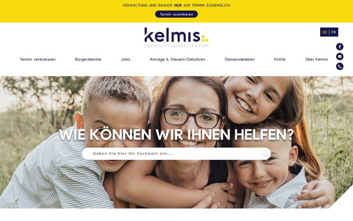 Screenshot of kelmis.be