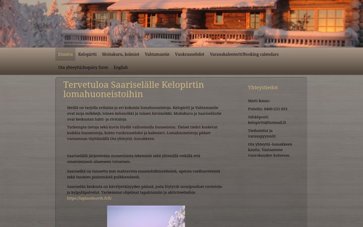 Screenshot of kelopirtti.com