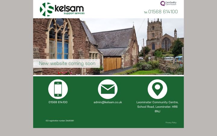 Screenshot of kelsam.co.uk