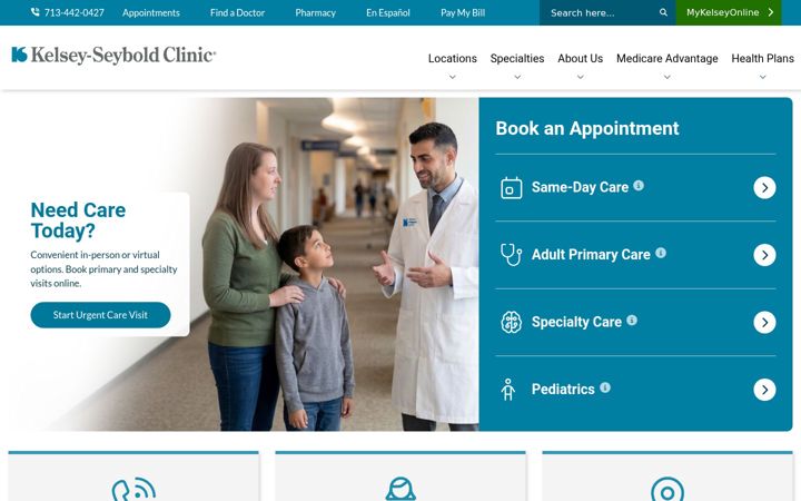 Screenshot of kelsey-seybold.com