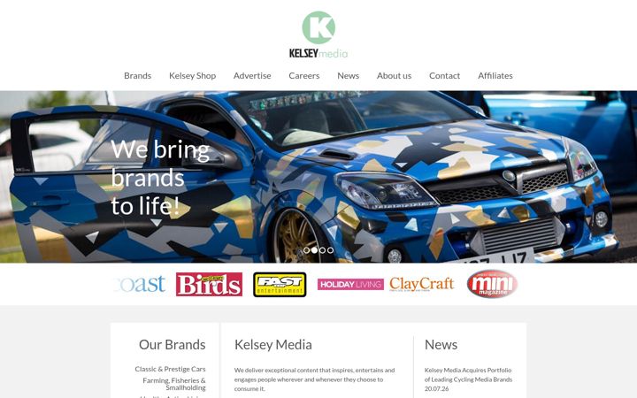 Screenshot of kelsey.co.uk