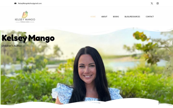 Screenshot of kelseymango.org