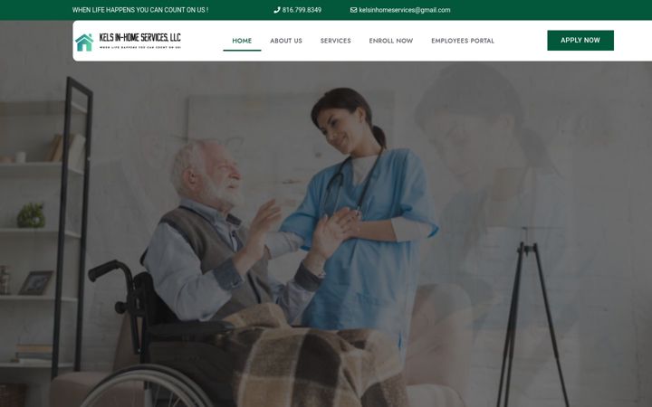 Screenshot of kelsinhomeservices.com