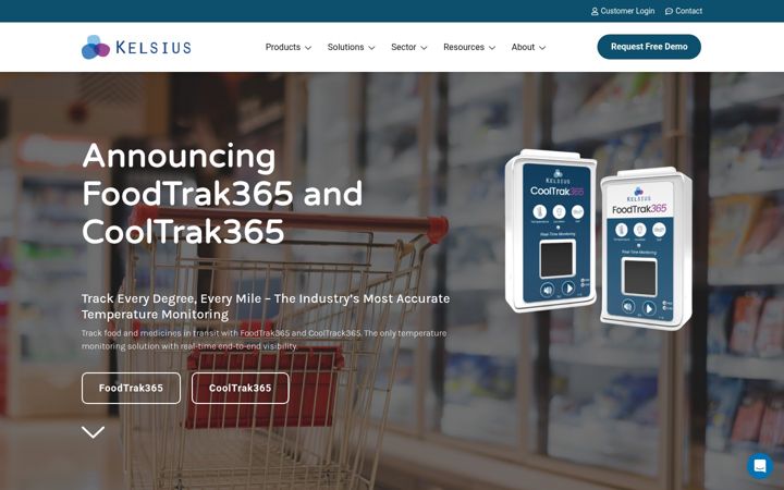 Screenshot of kelsius.com