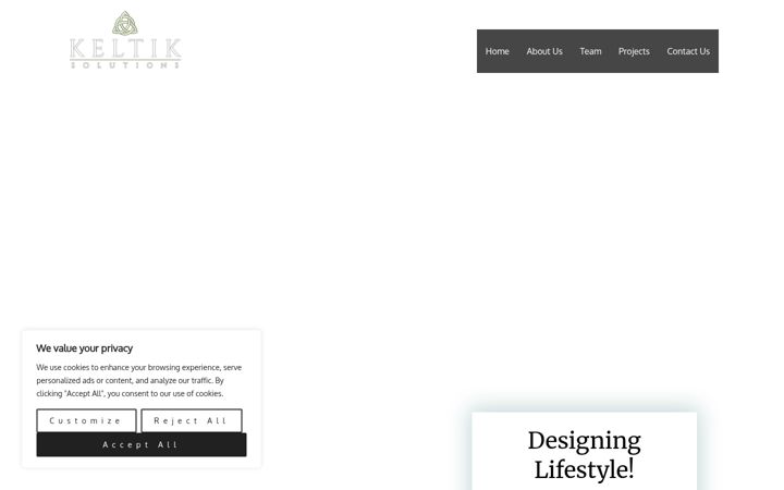 Screenshot of keltiksolutions.com