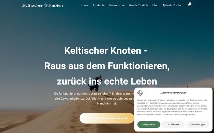 Screenshot of keltischer-knoten.com