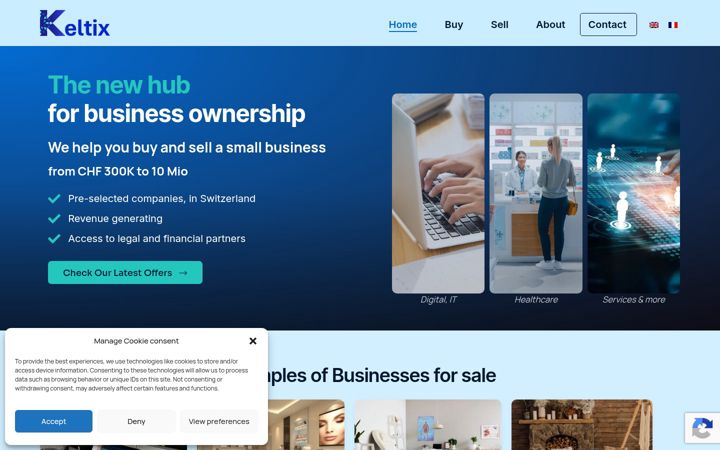 Screenshot of keltix.net