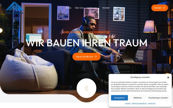 Screenshot of keltobau.de