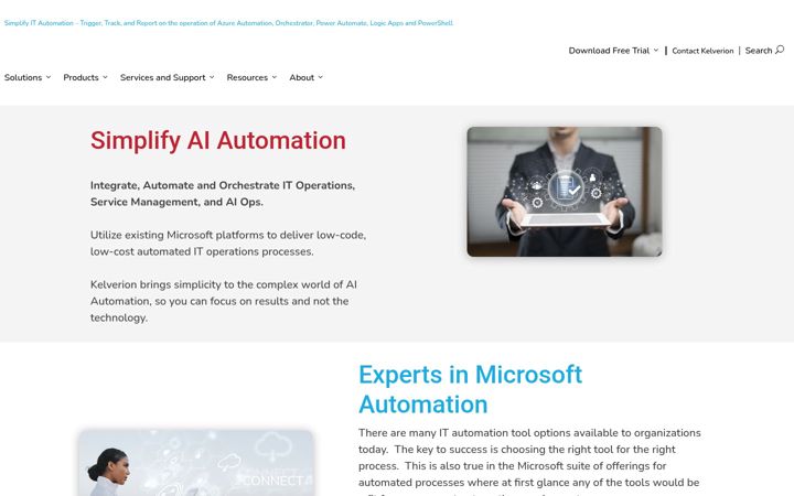 Screenshot of kelverion.com