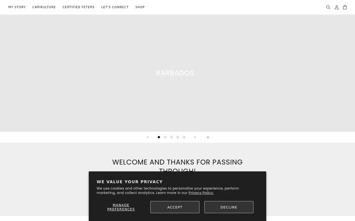 Screenshot of kelvinbrowne.com