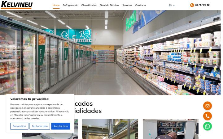 Screenshot of kelvineu.com