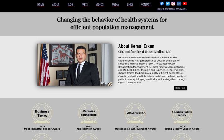 Screenshot of kemalerkan.com