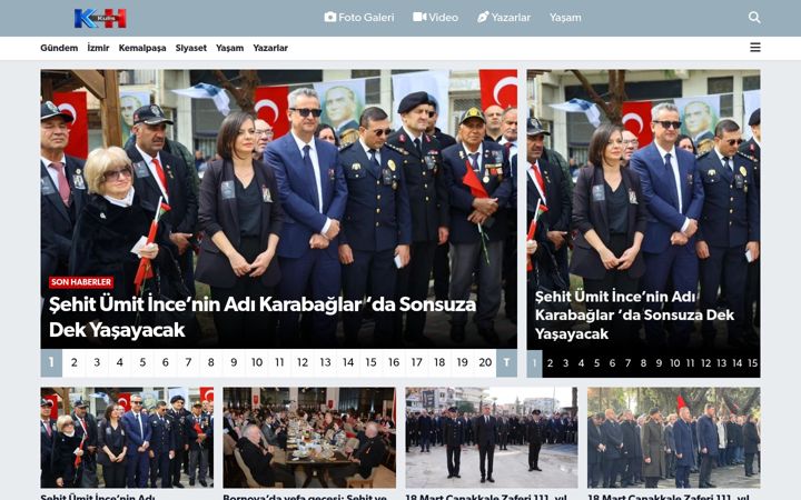 Screenshot of kemalpasakulishaber.com