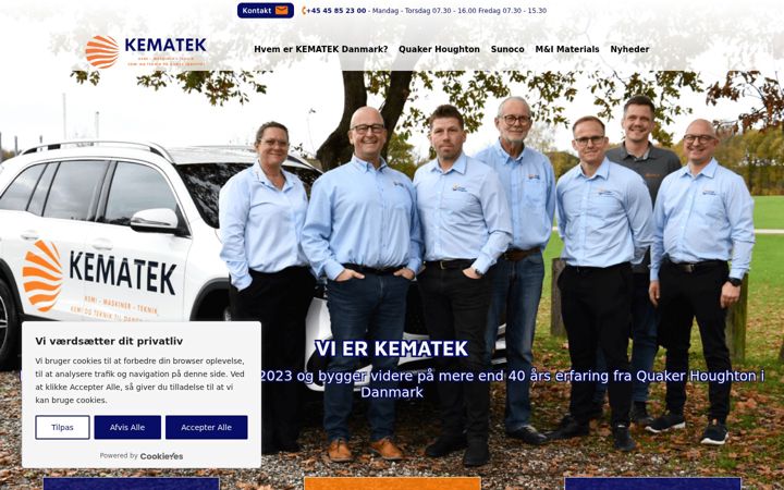 Screenshot of kematek.dk