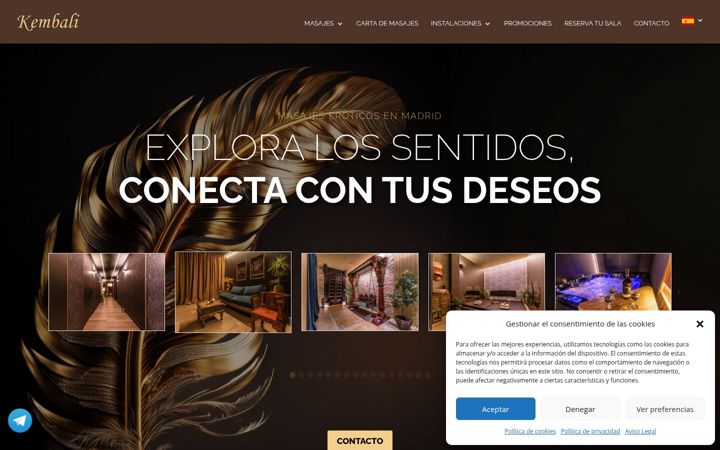 Screenshot of kembali.es