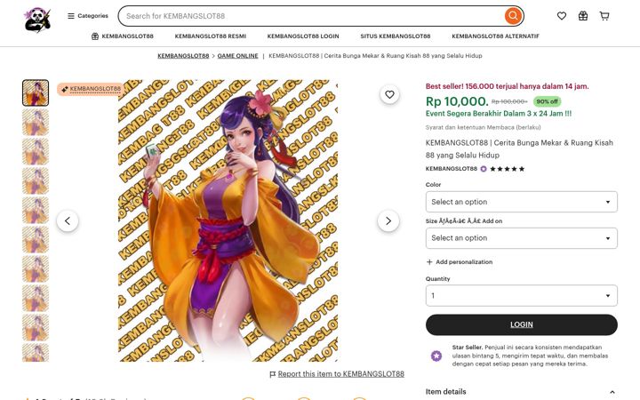 Screenshot of kembangslot88.com