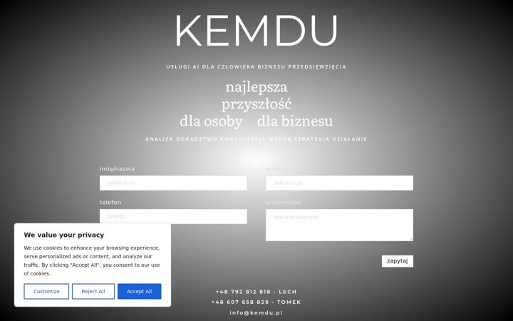 Screenshot of kemdu.pl