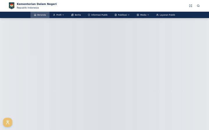 Screenshot of kemendagri.go.id