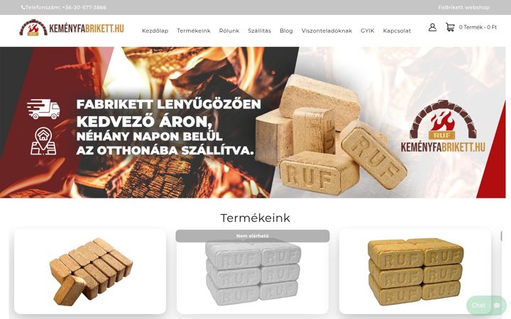 Screenshot of kemenyfabrikett.hu