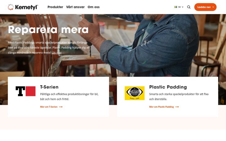 Screenshot of kemetyl.se