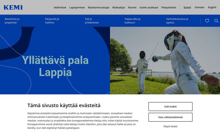 Screenshot of kemi.fi